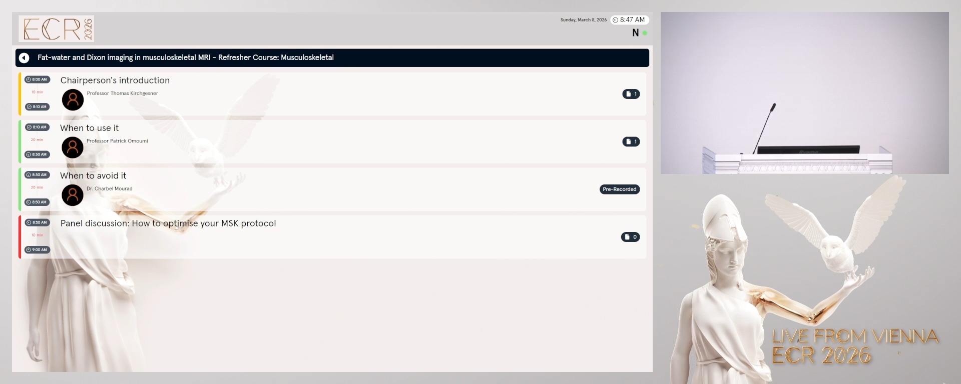 Panel discussion: How to optimise your MSK protocol